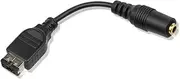 GBA SP Gameboy Advance Earphone Adapter Black (Allows Use of Standard Earphones)