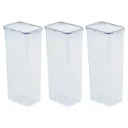 3PK Lock & Lock Classic Food Container Pasta Box Tall 2.0l