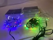 NEW IN BOX CELEBRATIONS LED 100 LIGHT INSIDE/OUTSIDE MICRODOT STRING OF LIGHTS
