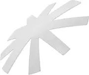 ELAYARD Metal French Nail Templates Nail Art Stencil Manicure Tool Art Template Tool Shaper