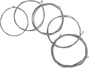 ERINGOGO 5pcs Electric Bass Strings High Carbon Alloy Wrapped Strings Bass String Accessories Nickel Steel Material Sturdy and Bass Strings Set
