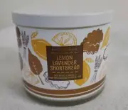 Bath & Body Works Lemon Lavender Shortbread 3-Wick Candle Large 14.5 Oz Made...