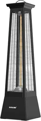 Maxkon 360° Infrared Electric Patio Tower Heater Carbon Fibre Instant Heat