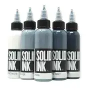 1oz set - SOLID INK OPAQUE GREY SET - stock in Sydney