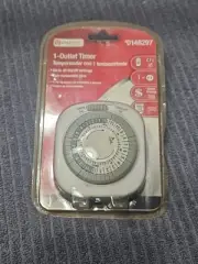 UTILITECH Outlet Timer With 48 On/Off Settings 125v-60H NEW and Sealed