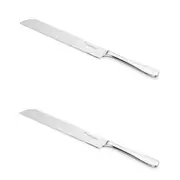 2PK Stanley Rogers Stainless Steel Albany Wedding/Birthday Cake Knife Server