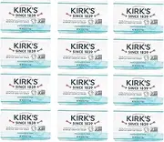 Kirk's Original Coco Castile Bar Soap Fragrance Free 4 Ounces (12 Pack)