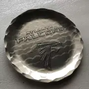 Vintage Atlanta Falcons Wendell August Forge Hammered Aluminum Plate Football