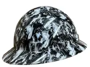 TrueCrest Skulls Hydro Dipped Full Brim Hard Hat with 4 Point Suspension