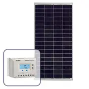 Projecta 12V 160W Polycrystalline Fixed Solar Panel & 30Amp Solar Charger Controller B