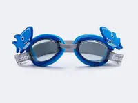 在飛比找樂天市場購物網優惠-巴拉巴拉兒童泳鏡男童女童泳具防水防霧眼鏡小童矽膠一體簡約時尚