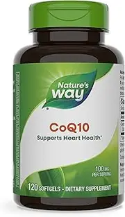 Enzymatic Therapy CoQ10 100 mg Ubiquinone, 120 Softgels