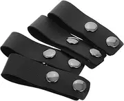 [BESPORTBLE] Belt Buckle Set Pcs Retainers Snap Button for Men's Work Belts Elastic Loop Holders for Outdoor Use