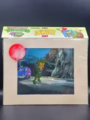 TMNT -Leonardo Original Animation Art Cell New in Package With COA!