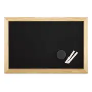 Bi-Silque PM18010119 12 x 18 in. Wood Frame MasterVision Chalk Board Pine