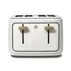 4 Slice Toaster Touch Activated Display 1800 Watts White Icing Soft Matte Finish
