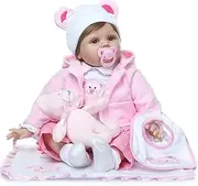 ZIYIUI Reborn Dolls 22 inch 55cm Realistic Baby Dolls Soft Silicone vinyl that Looks Real Reborn Baby Dolls Girls Real life Newborn Baby Toys