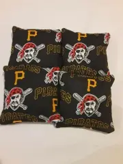 4 Cornhole Bag Set Corn Hole Pittsburgh Pirates