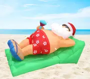 Inflatable Beach Santa Banana Lounge 180cm