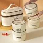 Insulated Bag Thermal Lunch Box Stainless Steel Bento Box Office Lunch