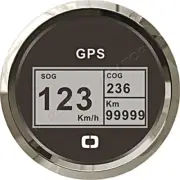 OSCULATI Guardian Digital Speedometer Totalizer GPS compass 85mm 3" Black/Glossy