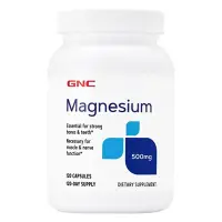 在飛比找Yahoo!奇摩拍賣優惠-美國GNC鎂元素鎂Magnesium500mg*120粒/2