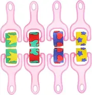 KONTONTY 8Pcs Sponge Stampers Painting Rollers Ergonomic Graffiti Tools for Easy DIY Art Craft for Durable Lightweight Drawing Supplies