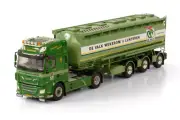WSI 1/50 FOR DAF CF SC MY2017 4X2 BULK TRAILER ANIMAL FEED-3AXLE DE VALK WEKEROM