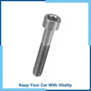 Pack(1) Universal M6x35 Bike Stem Bolt Bicycle Headset Stem Bolt Titanium Tone