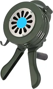Hand Crank Siren Horn - Aluminum Alloy Hand Loud Crank, Emergency Safety Manual Siren,Portable Loud Emergency Safety Siren for Factories Homes Schools Oil Depots