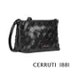 【限量2折】【Cerruti 1881】 頂級義大利小牛皮肩背包 CEBA05380M 全新專櫃展示品 (黑色)