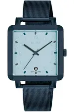 ALBA 雅柏錶 東京設計 復刻方型 時尚 石英腕錶 VJ32-X322B(AG8L83X1)-33MM-藍面米蘭帶【刷卡回饋 分期0利率】【APP下單22%點數回饋】