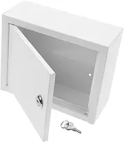 SECFOU Box Mounted Milk Box with Lock Outdoor Mailbox for Package Multi Use Design for Milk Mail and More Compact and Convenient for Homes and Offices