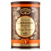 2 x Kruger Fat Reduced DRINKING CHOCOLATE SALTED CARAMEL 2 x 220g / 7.76oz