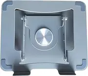 Folding Laptop Stand Computer Tablet Stand Laptop Holder, Sturdy Ergonomic, Book Stand for Reading Swivel Stand, Portable, Silver