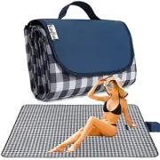 Waterproof and Sandproof Picnic Blanket Beach Mat for Camping Travel, 80x57 Inch