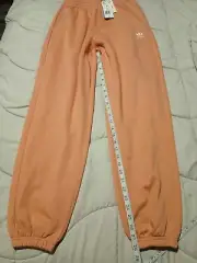 Adidas Originals Essentiel womens fleece joggers IW0399 Wonder clay S NWT