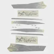Chaparral Boat Hull Decal Set 14.0054 | 204 Xtreme Blue Black (Set of 16)