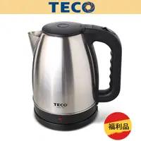 在飛比找蝦皮商城優惠-(福利品)【TECO東元】1.8L大容量不銹鋼快煮壺 XYF