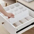 5Pcs DIY Drawer Divider Adjustable Cabinet Closet Separator Socks