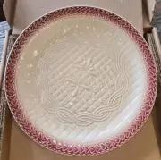 Longaberger Pottery American Craft ACO Light Paprika Platter 13.5" Plate