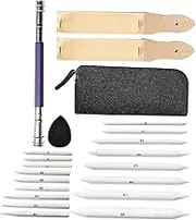 PERSELOSO 1 Set Professional Art Sketch Wiping Set Student Drawing Tools for Blending Shading Color Mixing Includes Replacement Wipers and Storage Case for Artists
