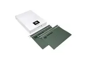 FM File Suspension Crystalfile Heavy Duty Double Capacity Green Foolscape Box 50