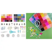 Seed Beads Necklace Making Kits Jewelry Crafting Seed Bead with Box