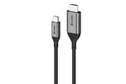 Alogic ULMDPHD02-SGR 2m Ultra Mini DisplayPort 1.4 to HDMI 2.0 Cable 4K 60Hz - ACTIVE