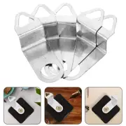 5 Pcs Clock Movement Replacement Kit Ticking Pendulum Parts Silver