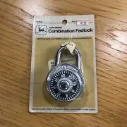 New Old Stock Vintage John Deere TY 1892 Combination Padlock