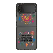 Galaxy Z Flip4 Impact Case Be Happy by Blythe