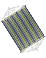 Northlight Striped Two Person Cotton Double Hammock