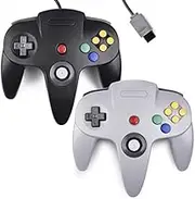 2X Classic Wired Controller for N64 Video Console, kiwitatá N64 Remote Game Controller Upgraded Joystick Gamepad Replacement